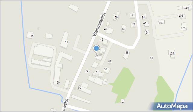 Wojnicz, Warszawska, 47, mapa Wojnicz