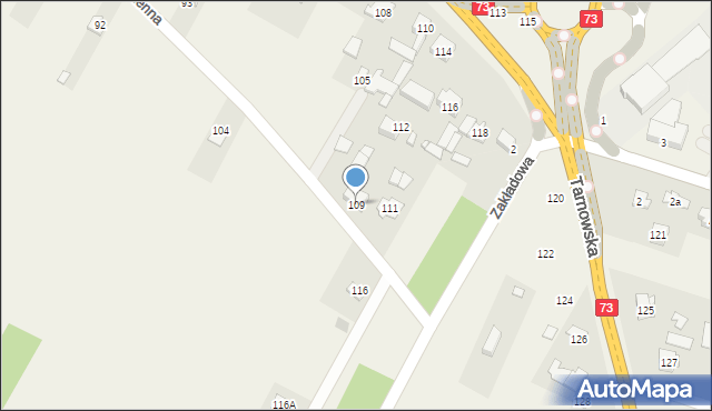 Wola Morawicka, Wapienna, 109, mapa Wola Morawicka