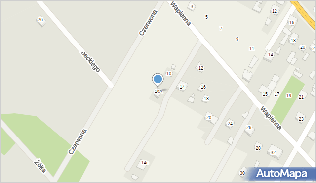 Wola Morawicka, Wapienna, 10A, mapa Wola Morawicka