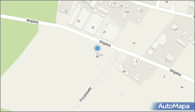 Wola Mrokowska, Wąska, 11, mapa Wola Mrokowska