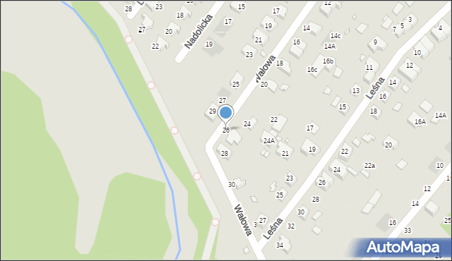 Wrocław, Wałowa, 26, mapa Wrocławia