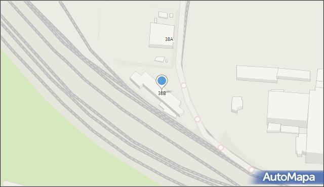 Wrocław, Wagonowa, 38B, mapa Wrocławia