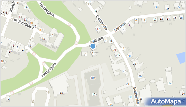 Wschowa, Wałowa, 2, mapa Wschowa