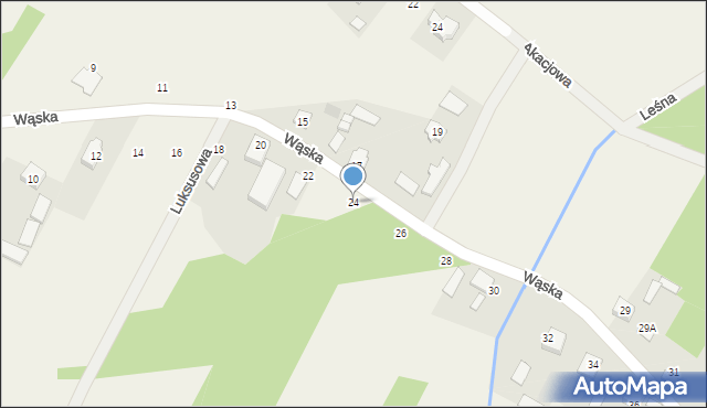 Wszebory, Wąska, 24, mapa Wszebory