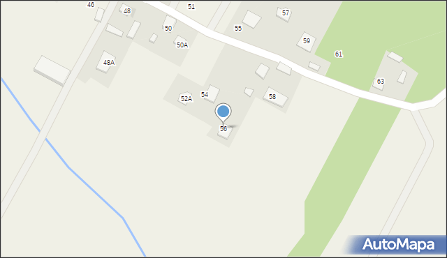 Wszebory, Wąska, 56, mapa Wszebory