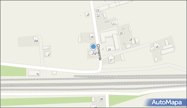 Wysokie, Wacławów, 17a, mapa Wysokie