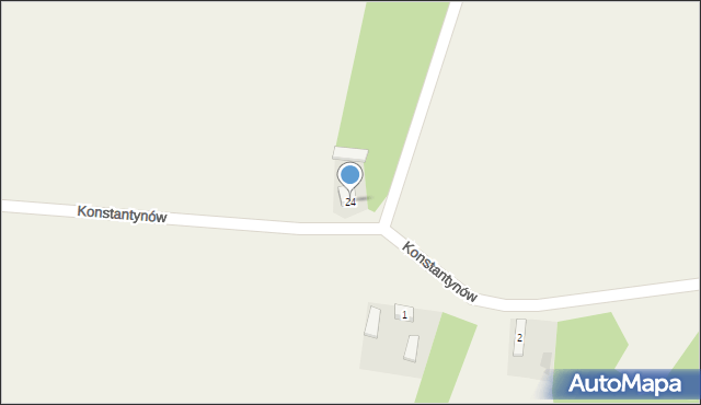 Wysokie, Wacławów, 24, mapa Wysokie