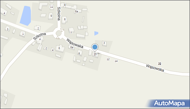 Wytomyśl, Wąsowska, 10, mapa Wytomyśl
