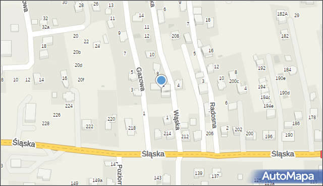 Zabierzów, Wąska, 3, mapa Zabierzów