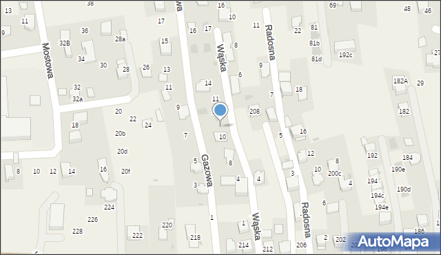 Zabierzów, Wąska, 7, mapa Zabierzów