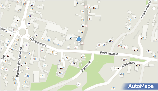 Zakroczym, Warszawska, 11a, mapa Zakroczym