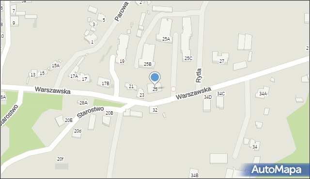 Zakroczym, Warszawska, 25, mapa Zakroczym