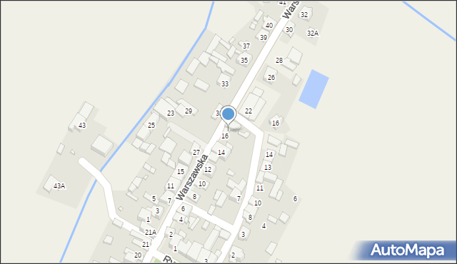 Żarnowiec, Warszawska, 18, mapa Żarnowiec