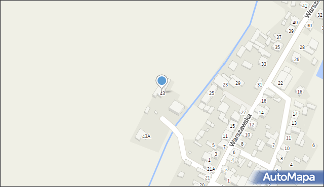 Żarnowiec, Warszawska, 43, mapa Żarnowiec