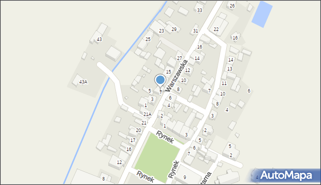 Żarnowiec, Warszawska, 7, mapa Żarnowiec