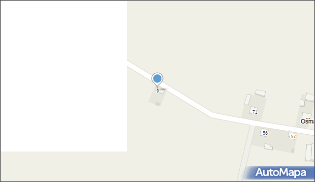 Zawidz Kościelny, Warszawska, 9, mapa Zawidz Kościelny