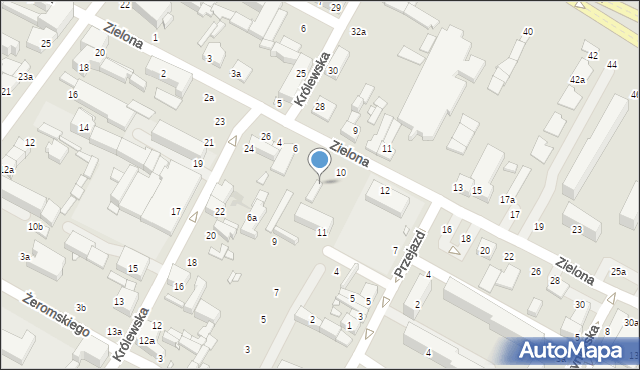 Zduńska Wola, Wąska, 13, mapa Zduńska Wola