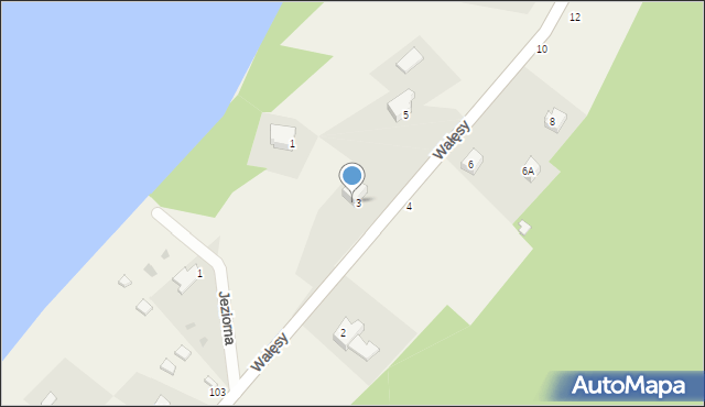 Zgorzałe, Wałęsy Lecha, 3a, mapa Zgorzałe