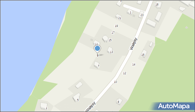 Zgorzałe, Wałęsy Lecha, 9, mapa Zgorzałe