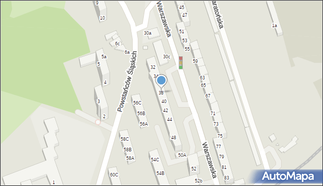 Zgorzelec, Warszawska, 38, mapa Zgorzelec