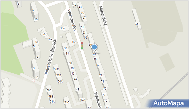 Zgorzelec, Warszawska, 63, mapa Zgorzelec