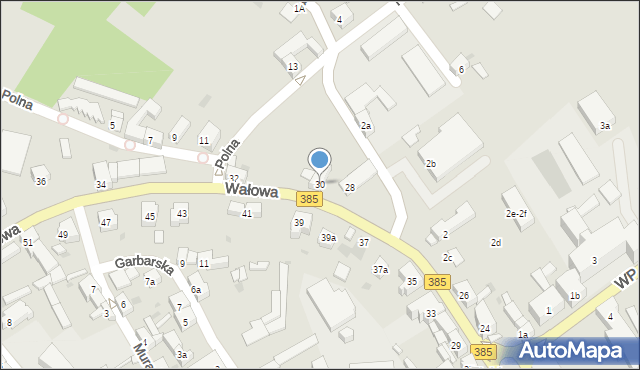 Ziębice, Wałowa, 30, mapa Ziębice