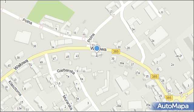 Ziębice, Wałowa, 41, mapa Ziębice