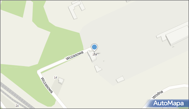 Bolęcin, Wczasowa, 16a, mapa Bolęcin