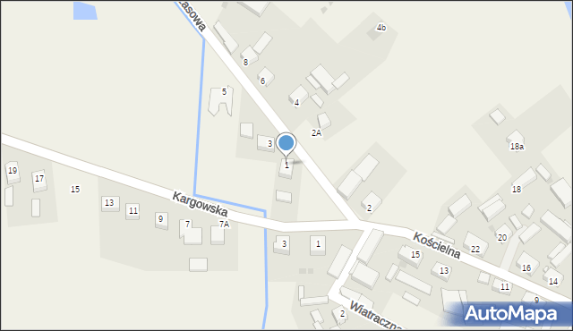 Brenno, Wczasowa, 1, mapa Brenno