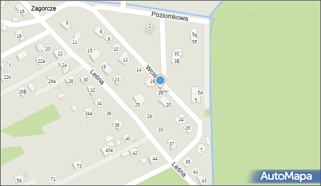 Chełmek, Wcisło, ks., 18, mapa Chełmek