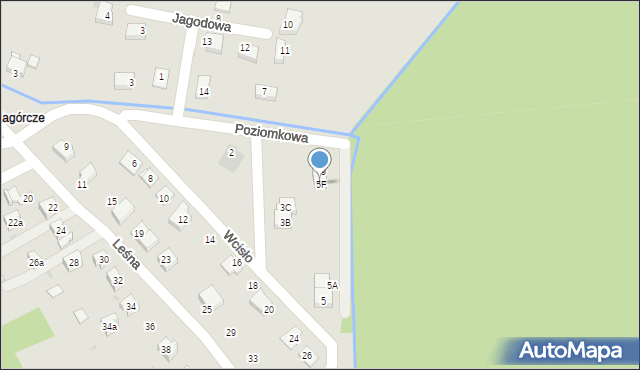 Chełmek, Wcisło, ks., 5f, mapa Chełmek