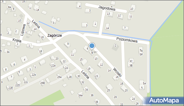 Chełmek, Wcisło, ks., 8, mapa Chełmek