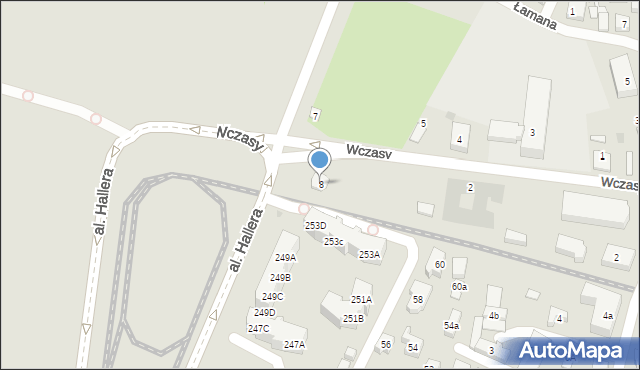 Gdańsk, Wczasy, 8, mapa Gdańska