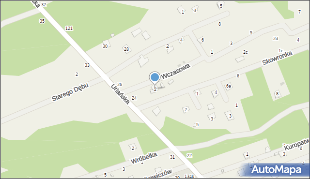 Iły, Wczasowa, 2, mapa Iły