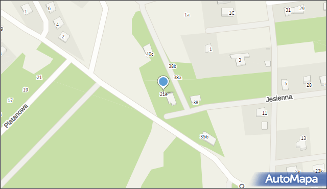 Kałuszyn, Wczasowa, 21e, mapa Kałuszyn