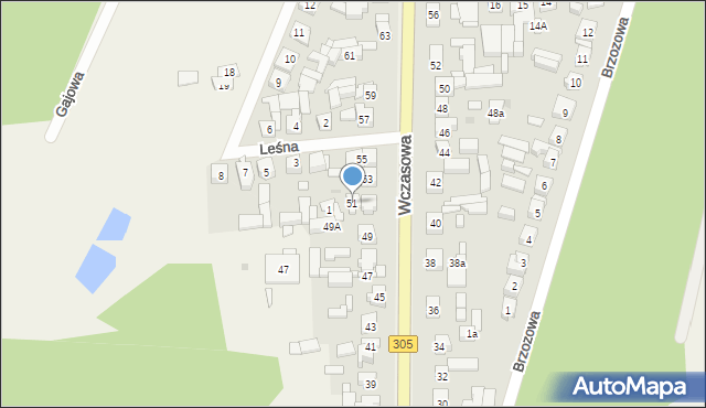 Karpicko, Wczasowa, 51, mapa Karpicko