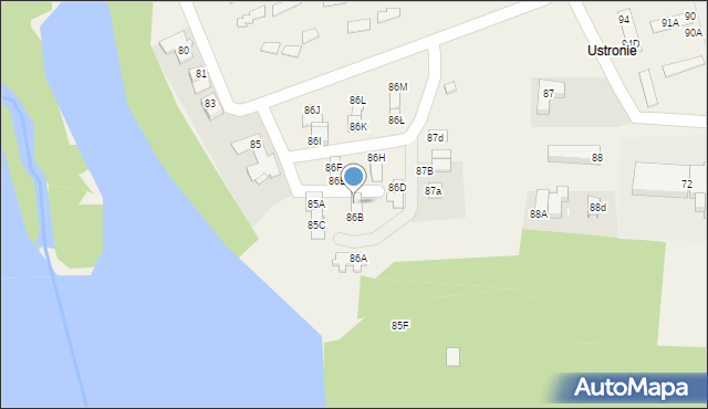 Karpicko, Wczasowa, 86C, mapa Karpicko