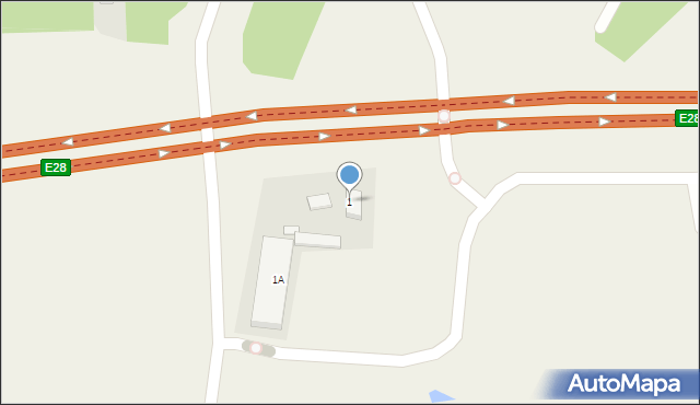 Koleczkowo, Wczasowa, 1, mapa Koleczkowo