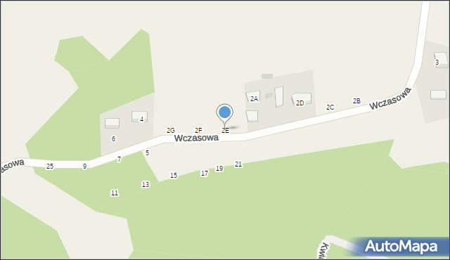 Koleczkowo, Wczasowa, 2E, mapa Koleczkowo