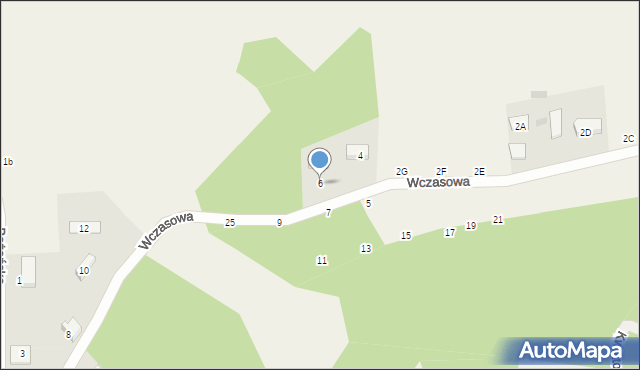 Koleczkowo, Wczasowa, 6, mapa Koleczkowo