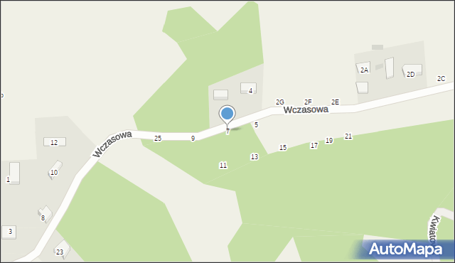 Koleczkowo, Wczasowa, 7, mapa Koleczkowo