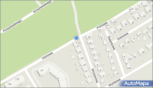 Kołobrzeg, Wczasowa, 29, mapa Kołobrzegu