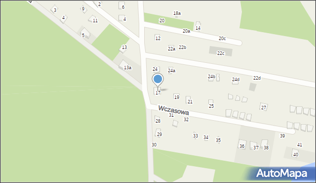 Konopnica, Wczasowa, 17, mapa Konopnica