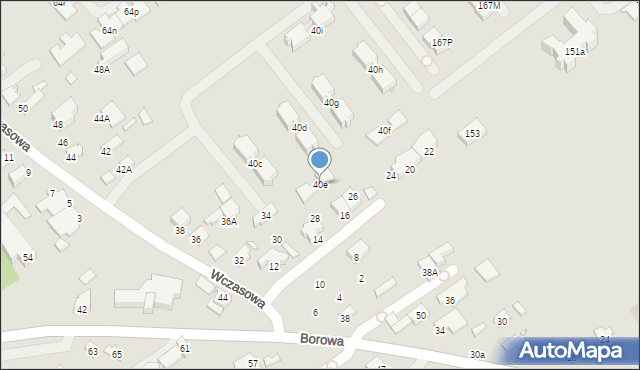 Konstancin-Jeziorna, Wczasowa, 40e, mapa Konstancin-Jeziorna