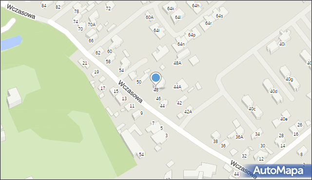 Konstancin-Jeziorna, Wczasowa, 48, mapa Konstancin-Jeziorna