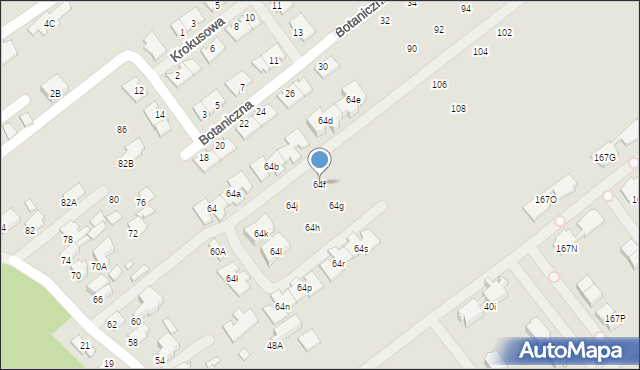 Konstancin-Jeziorna, Wczasowa, 64f, mapa Konstancin-Jeziorna