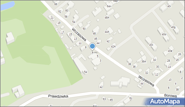 Konstancin-Jeziorna, Wczasowa, 7, mapa Konstancin-Jeziorna