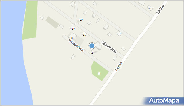 Kosewo, Wczasowa, 4, mapa Kosewo