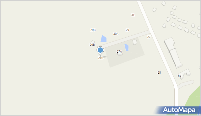 Kruklanki, Wczasowa, 27B, mapa Kruklanki