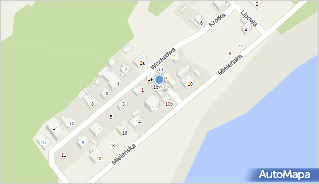 Łazy, Wczasowa, 1d, mapa Łazy